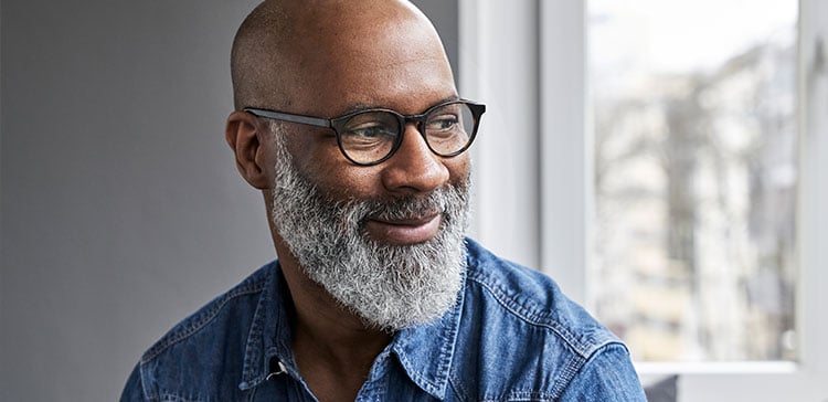 Image of man smiling