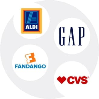 Starbucks, Target, and Best Buy Logos