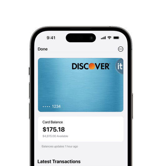 iPhone Apple Pay screen with transaction list